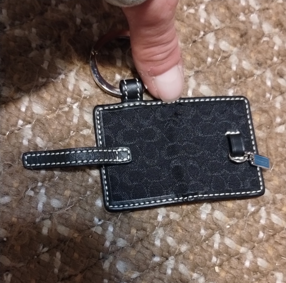 COACH Photo Keychain VINTAGE RARE - Picture 4 of 4